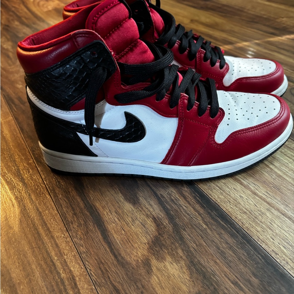 Nike Red and Black Athletic Shoes